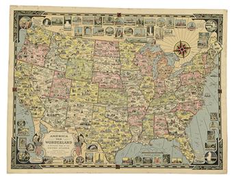 (PICTORIAL MAPS.) Chase, Ernest Dudley. The Good Neighbor. South America. * America the Wonderland.